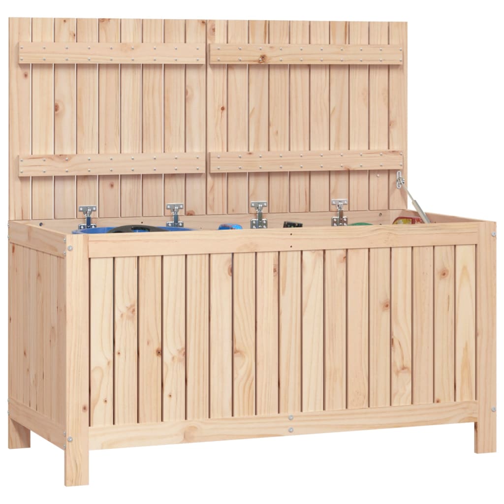 Zahradní úložný box 121 x 55 x 64 cm masivní borové dřevo