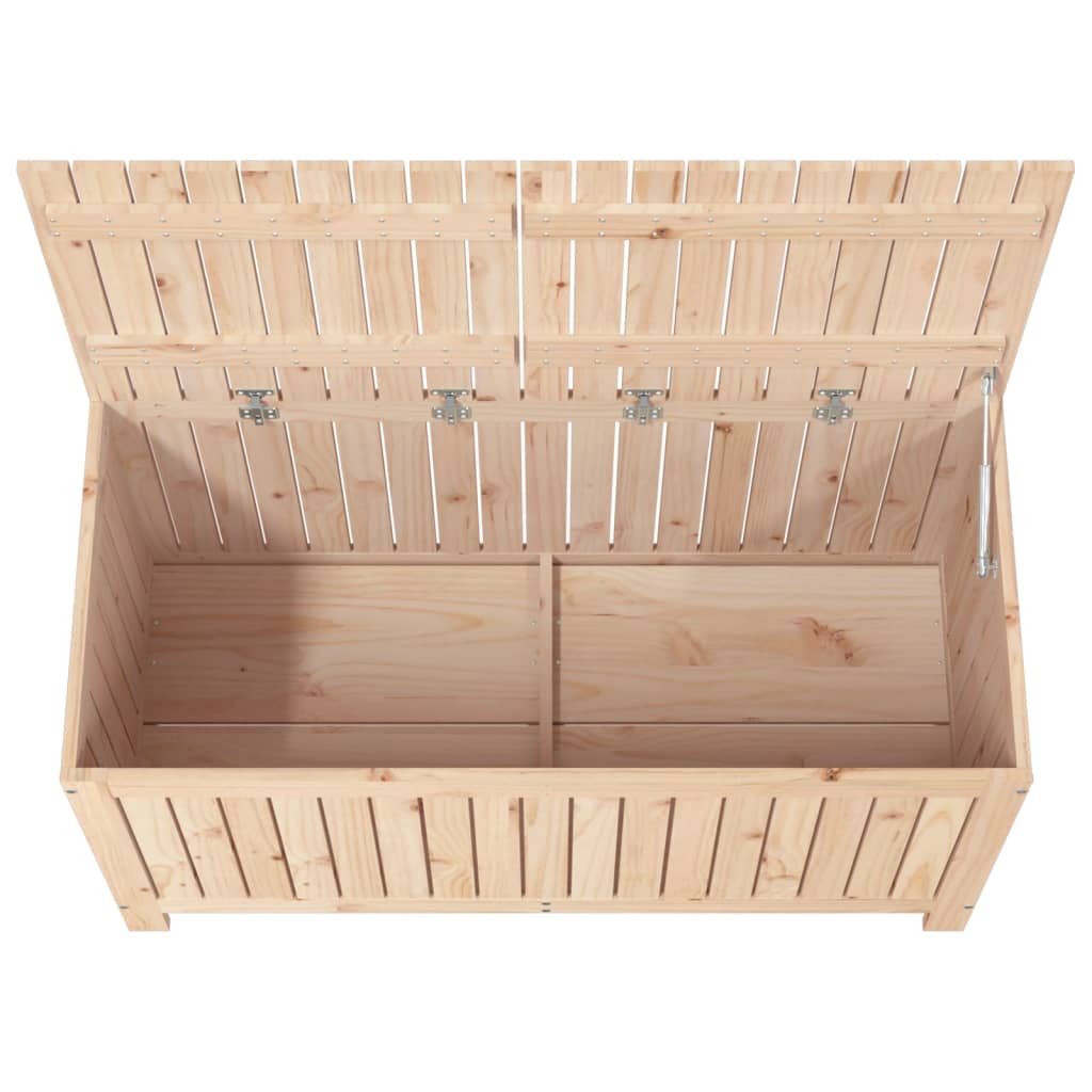 Zahradní úložný box 121 x 55 x 64 cm masivní borové dřevo