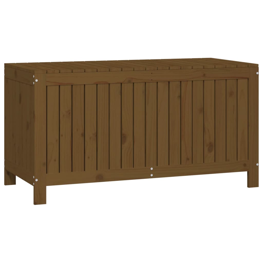 Zahradní úložný box medově hnědý 121x55x64 cm masivní borovice