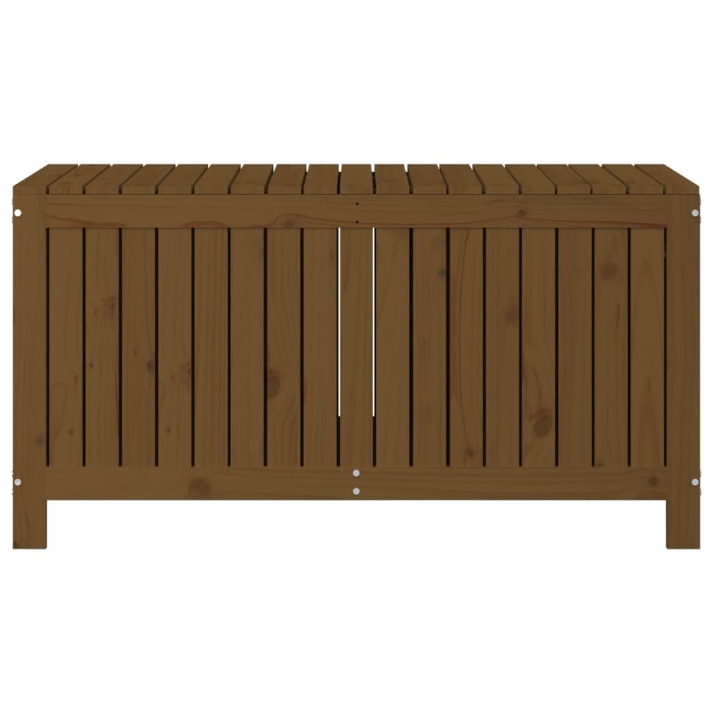 Zahradní úložný box medově hnědý 121x55x64 cm masivní borovice