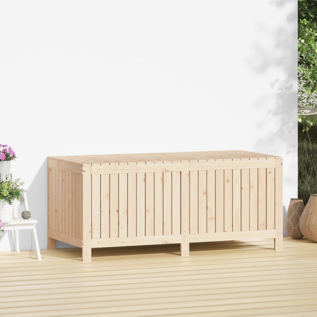 Zahradní úložný box 147 x 68 x 64 cm masivní borové dřevo
