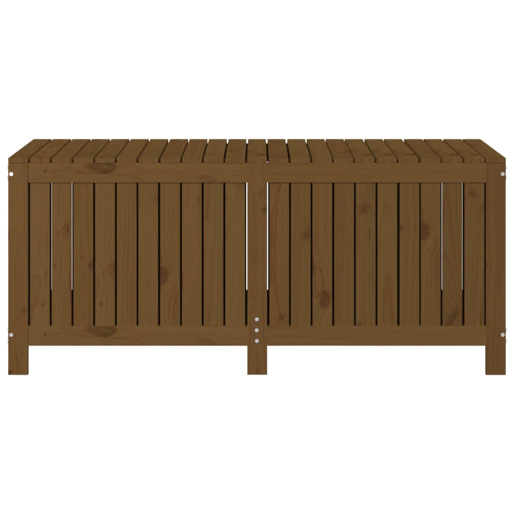 Zahradní úložný box medově hnědý 147x68x64 cm masivní borovice