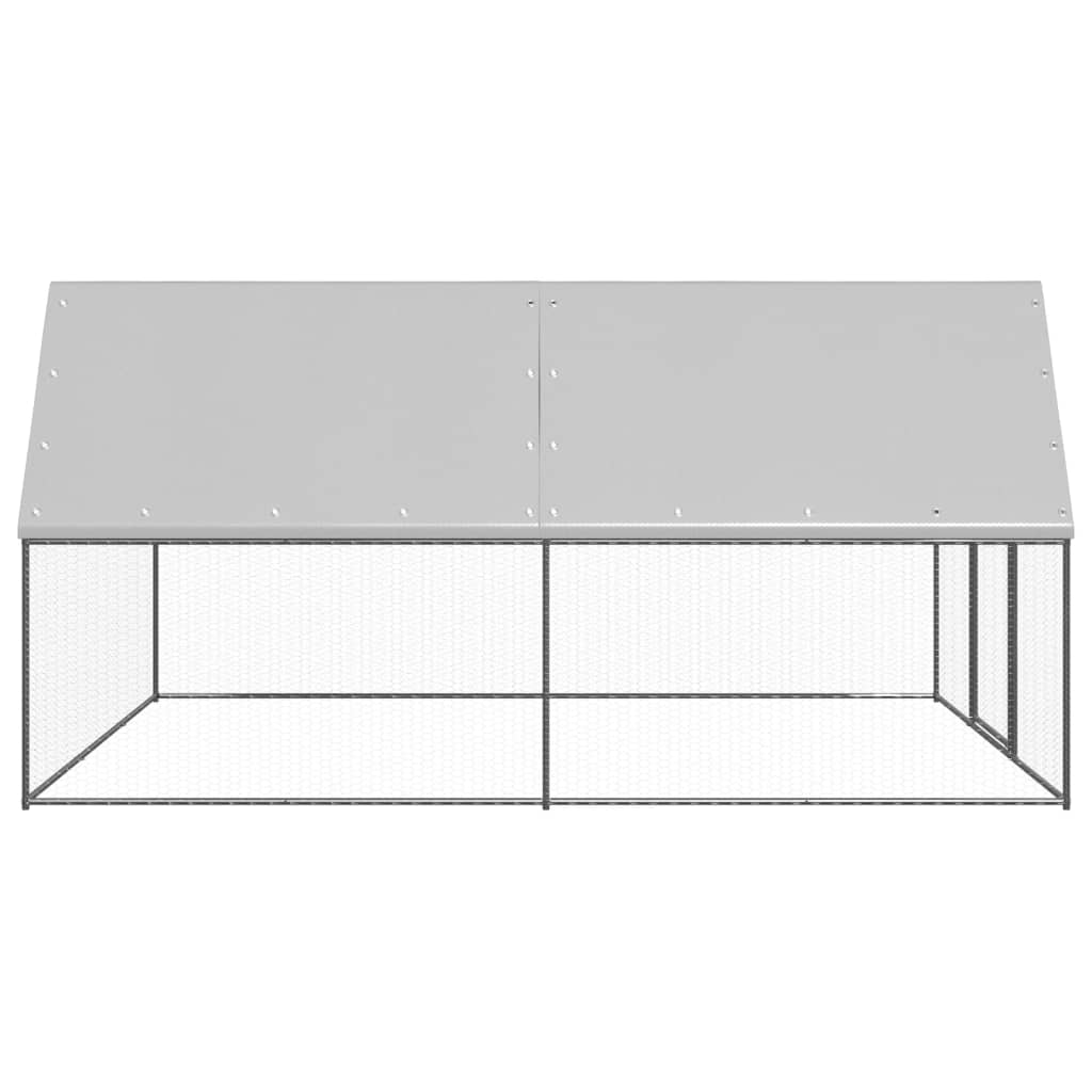 Venkovní klec pro kuřata 3x4x2 m pozinkovaná ocel
