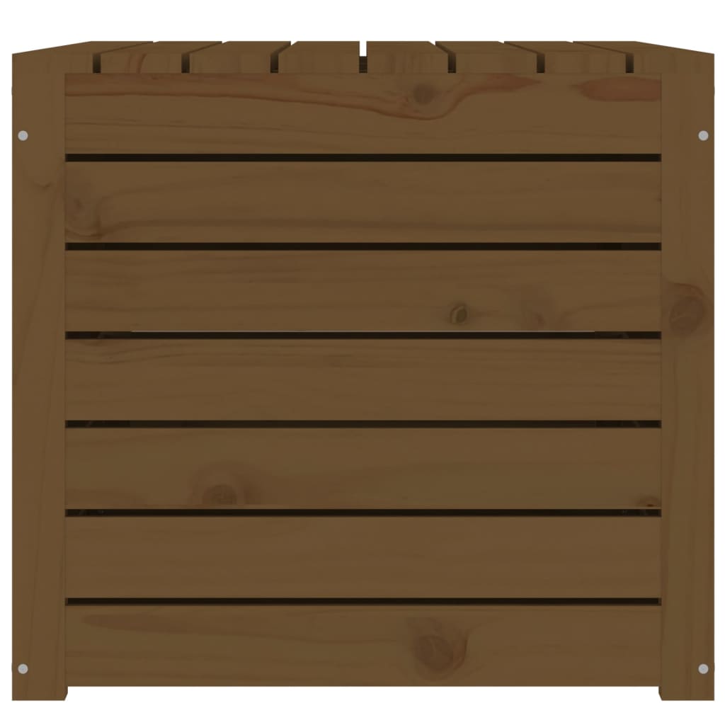 Zahradní box medově hnědý 101x50,5x46,5 cm masivní borové dřevo