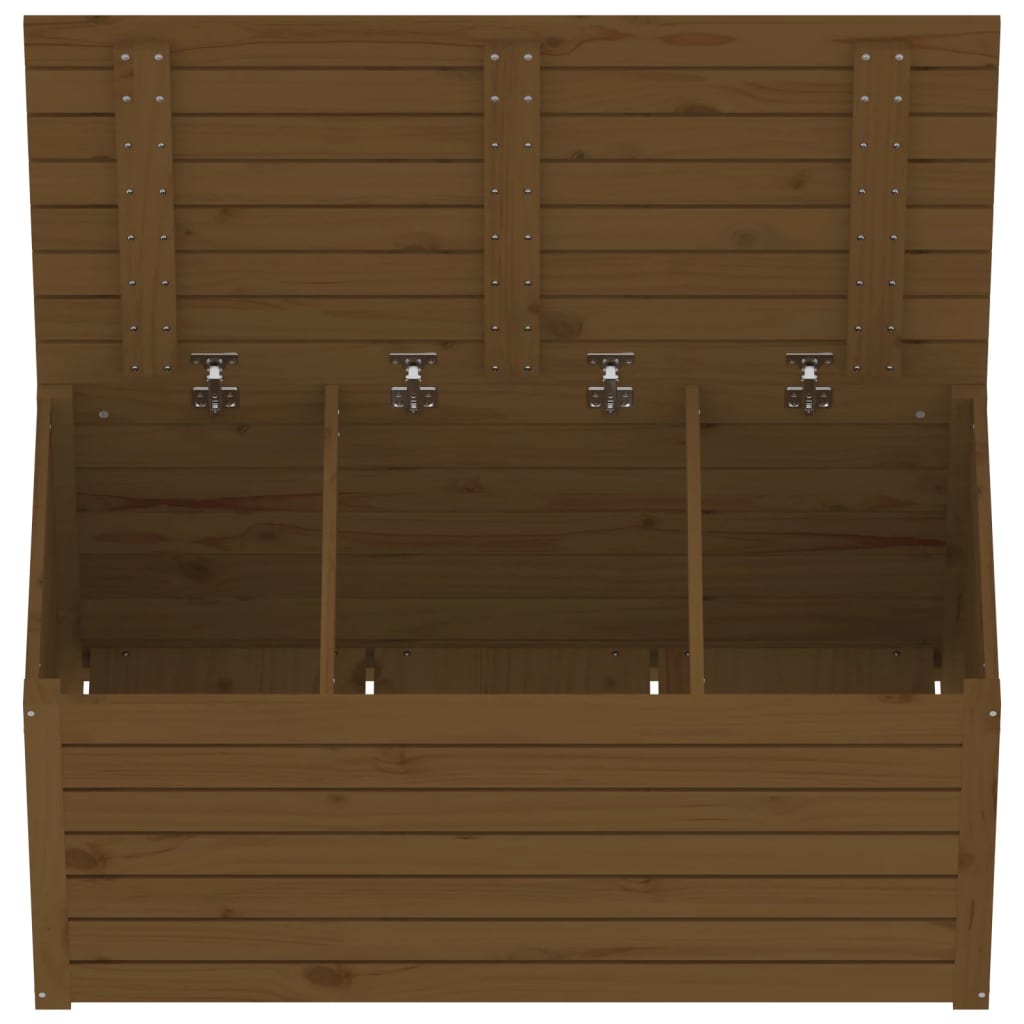 Zahradní box medově hnědý 101x50,5x46,5 cm masivní borové dřevo