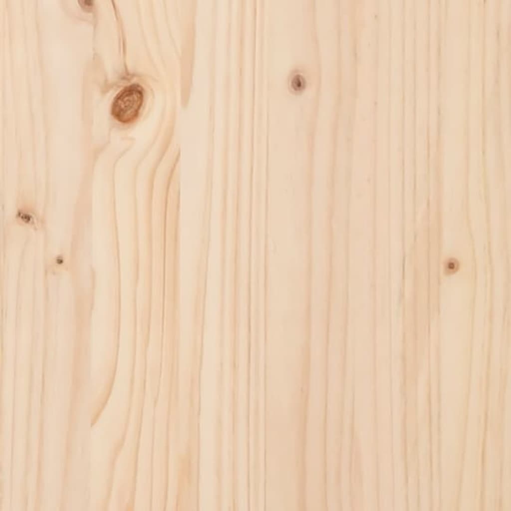 3dílná sada zahradních boxů masivní borové dřevo