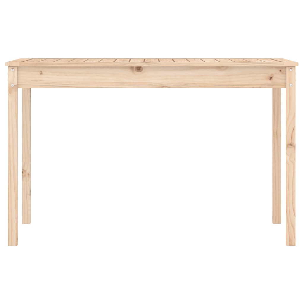 Zahradní stůl 121 x 82,5 x 76 cm masivní borové dřevo