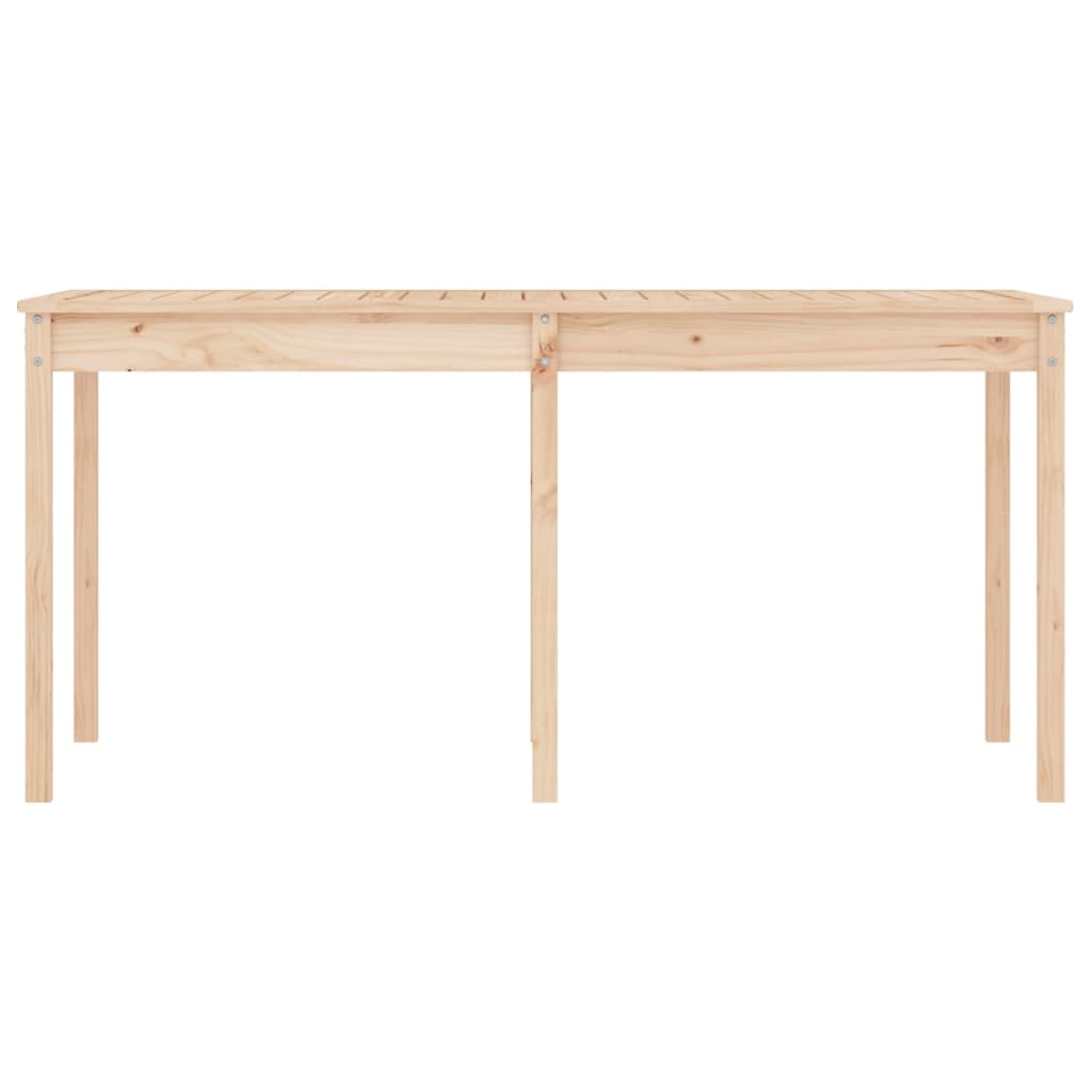 Zahradní stůl 159,5 x 82,5 x 76 cm masivní borové dřevo