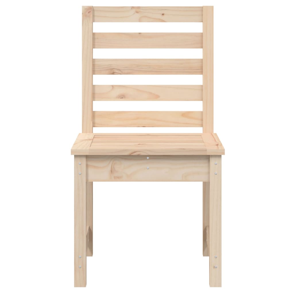 Zahradní židle 2 ks 50x48x91,5 cm masivní borové dřevo