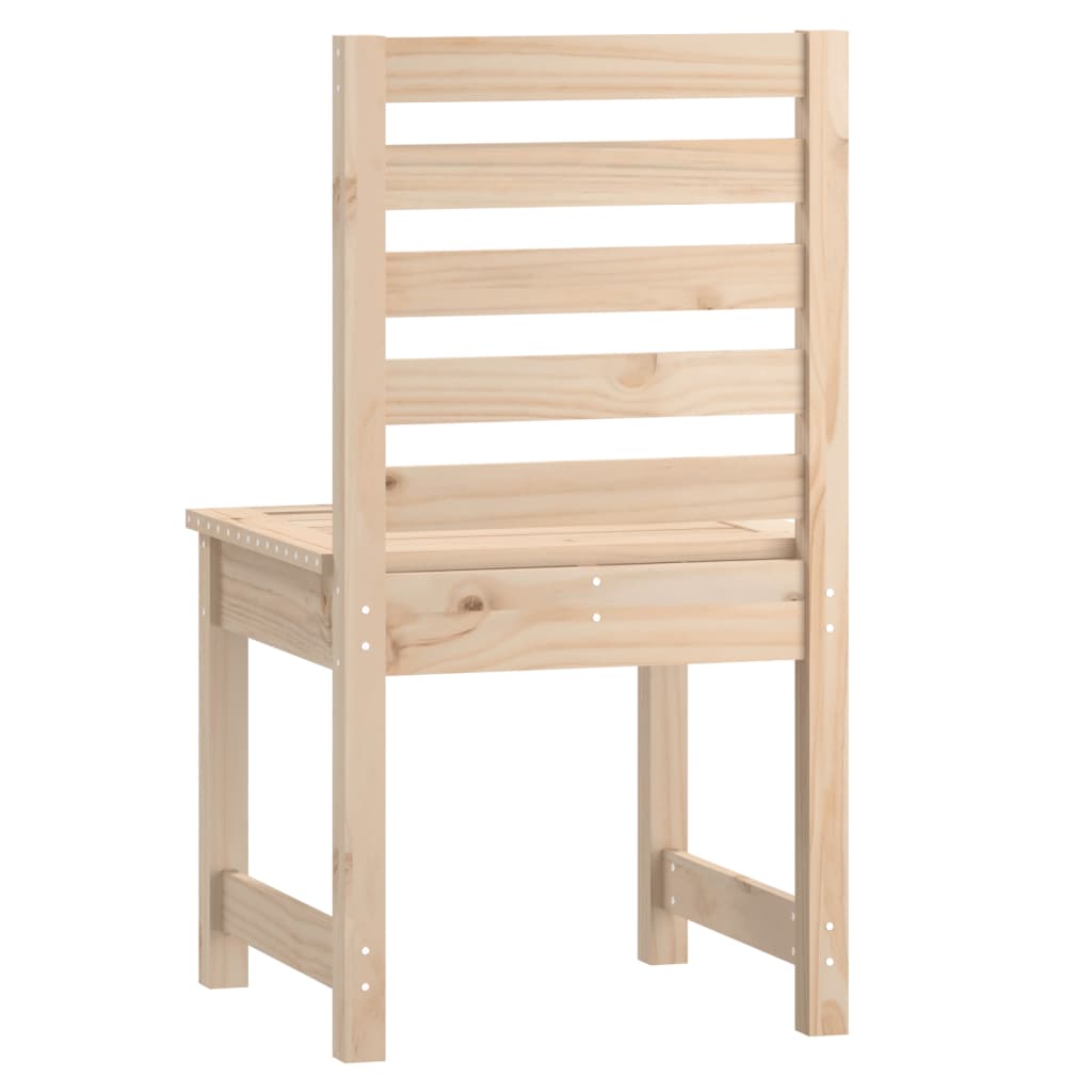 Zahradní židle 2 ks 50x48x91,5 cm masivní borové dřevo