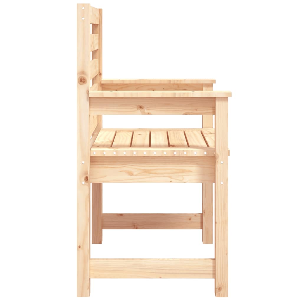 Zahradní židle 2 ks 60 x 48 x 91 cm masivní borové dřevo