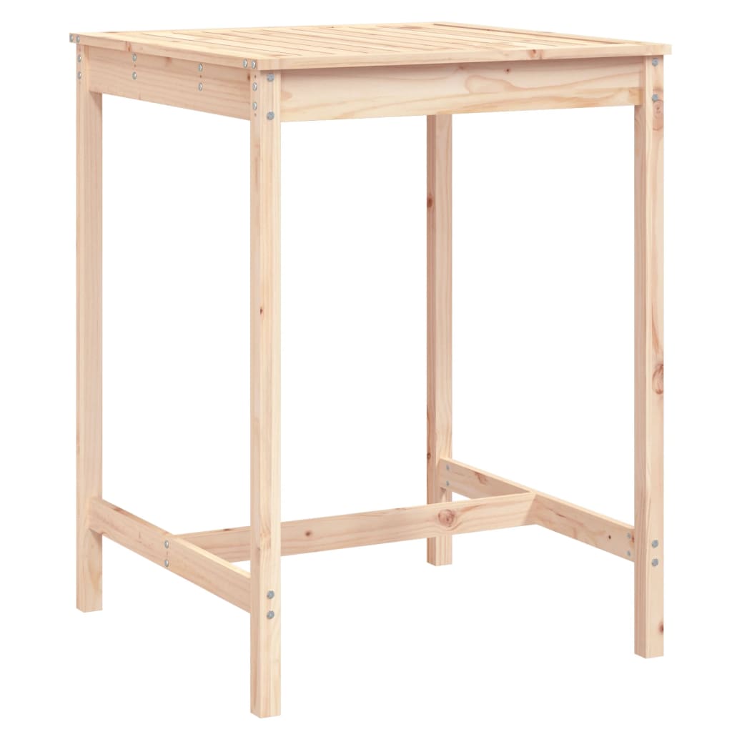 Zahradní stůl 82,5 x 82,5 x 110 cm masivní borové dřevo