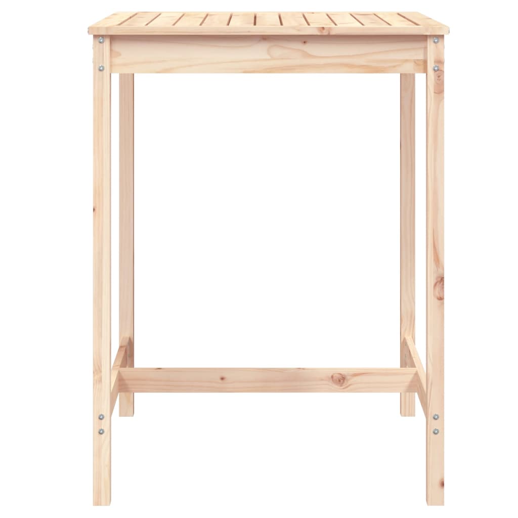 Zahradní stůl 82,5 x 82,5 x 110 cm masivní borové dřevo