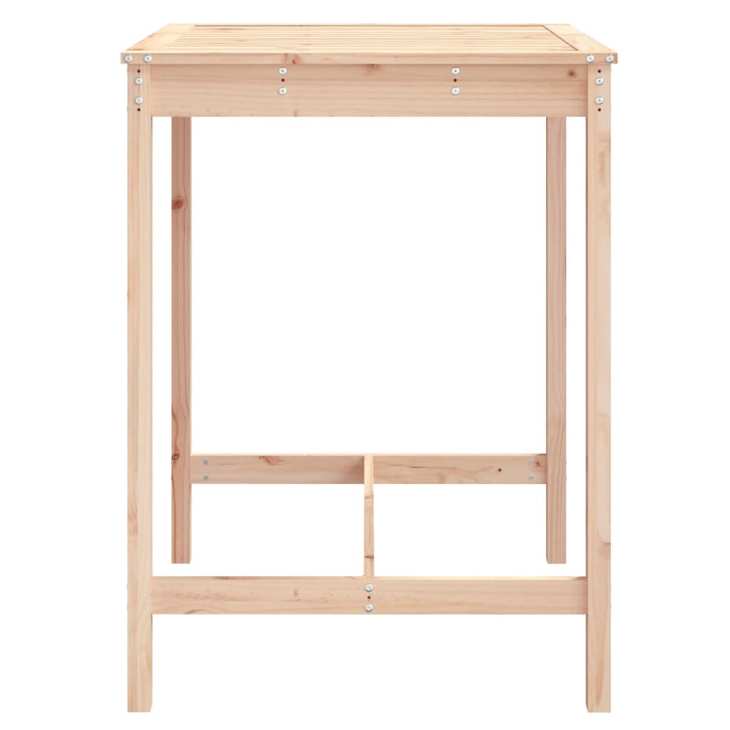 Zahradní stůl 82,5 x 82,5 x 110 cm masivní borové dřevo