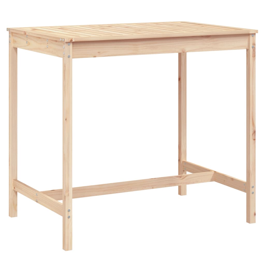 Zahradní stůl 82,5 x 82,5 x 110 cm masivní borové dřevo