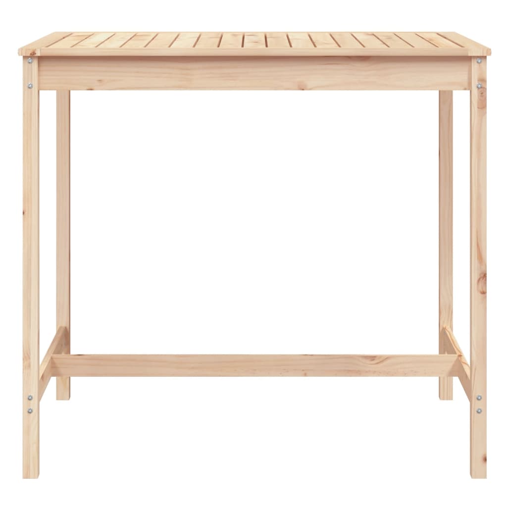 Zahradní stůl 82,5 x 82,5 x 110 cm masivní borové dřevo