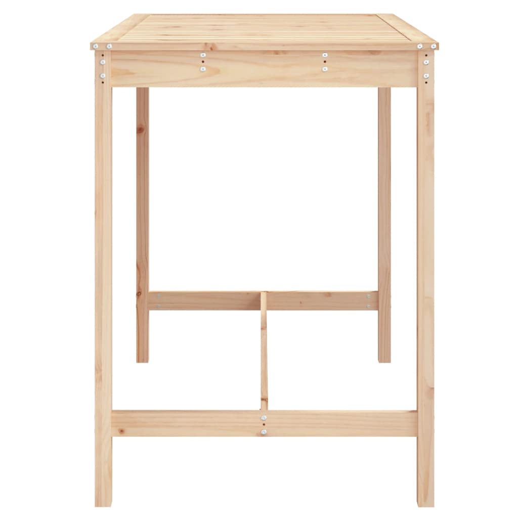 Zahradní stůl 82,5 x 82,5 x 110 cm masivní borové dřevo
