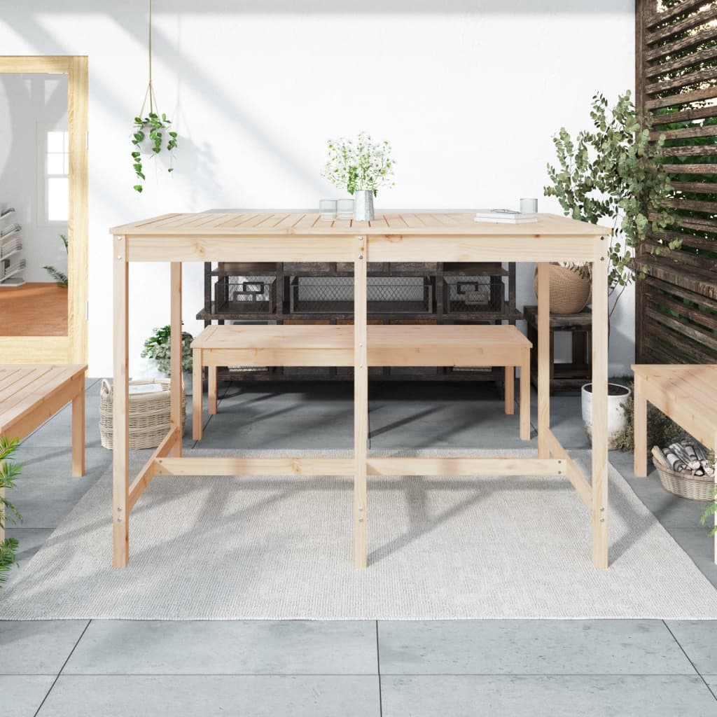 Zahradní stůl 159,5 x 82,5 x 110 cm masivní borové dřevo