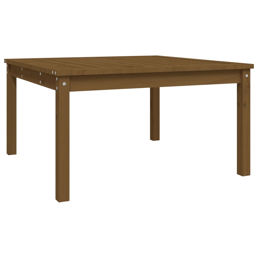 Zahradní stůl medově hnědý 82,5x82,5x45 cm masivní borové dřevo