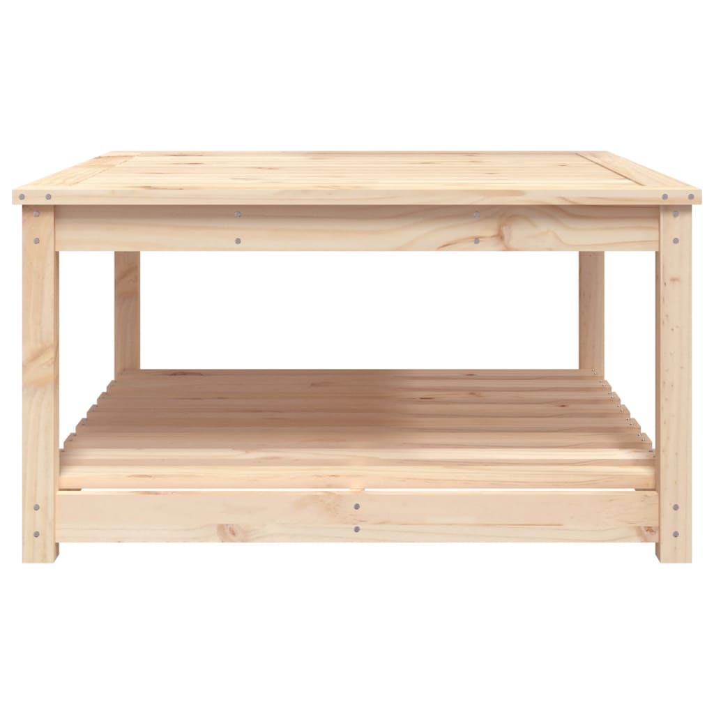 Zahradní stůl 82,5 x 82,5 x 45 cm masivní borové dřevo