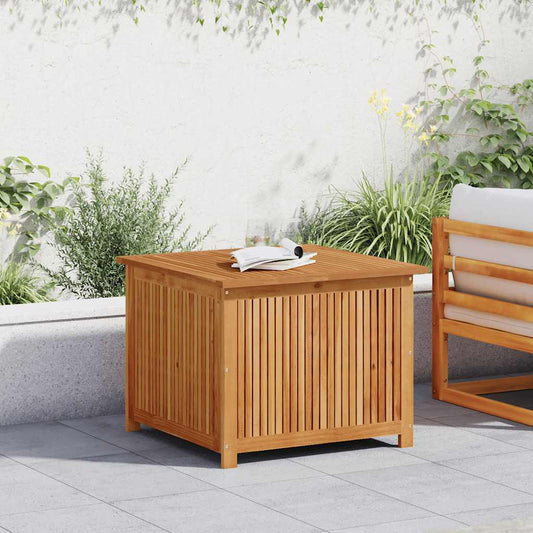 Zahradní úložný box 75 x 75 x 58 cm masivní akáciové dřevo