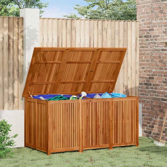 Zahradní úložný box 150 x 80 x 75 cm masivní akáciové dřevo