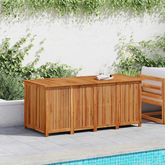 Zahradní úložný box 175 x 80 x 75 cm masivní akáciové dřevo