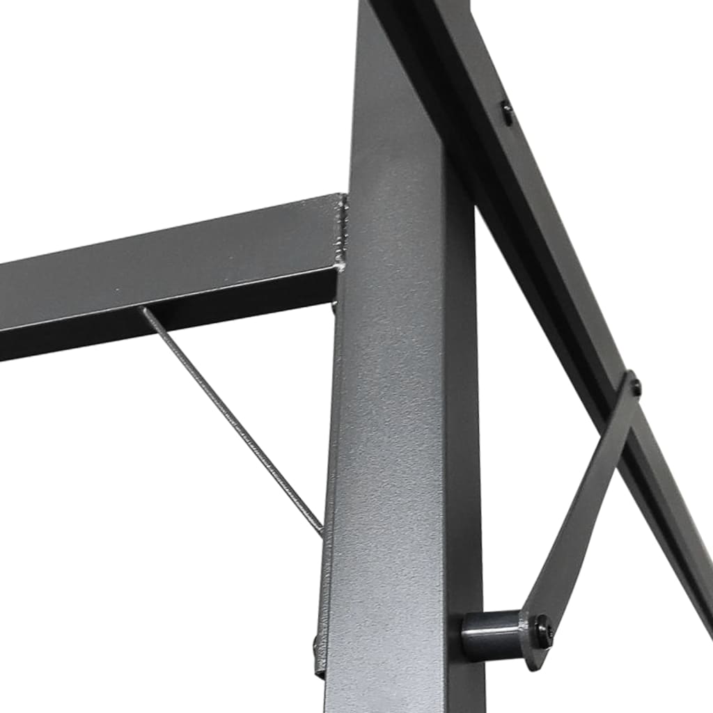 Pergola se zatahovací střechou krémová 295 x 292 x 230 cm