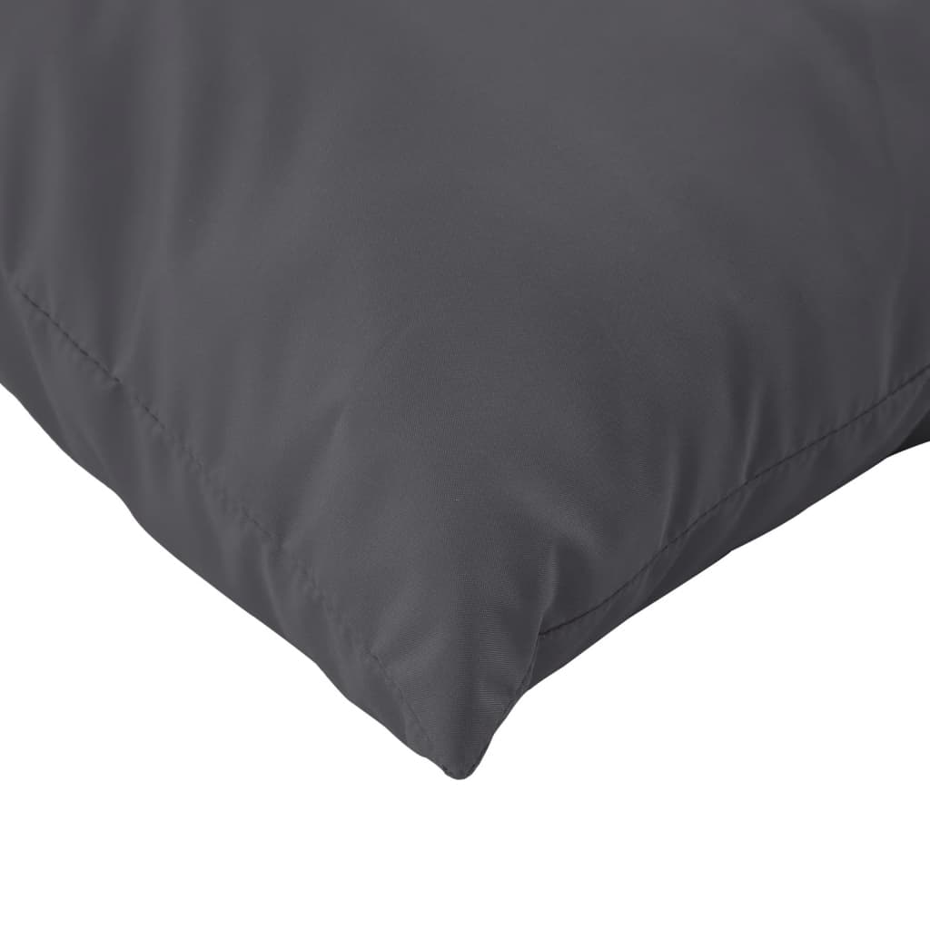 Polštáře na pohovku 4 ks antracitové 40 x 40 cm textil