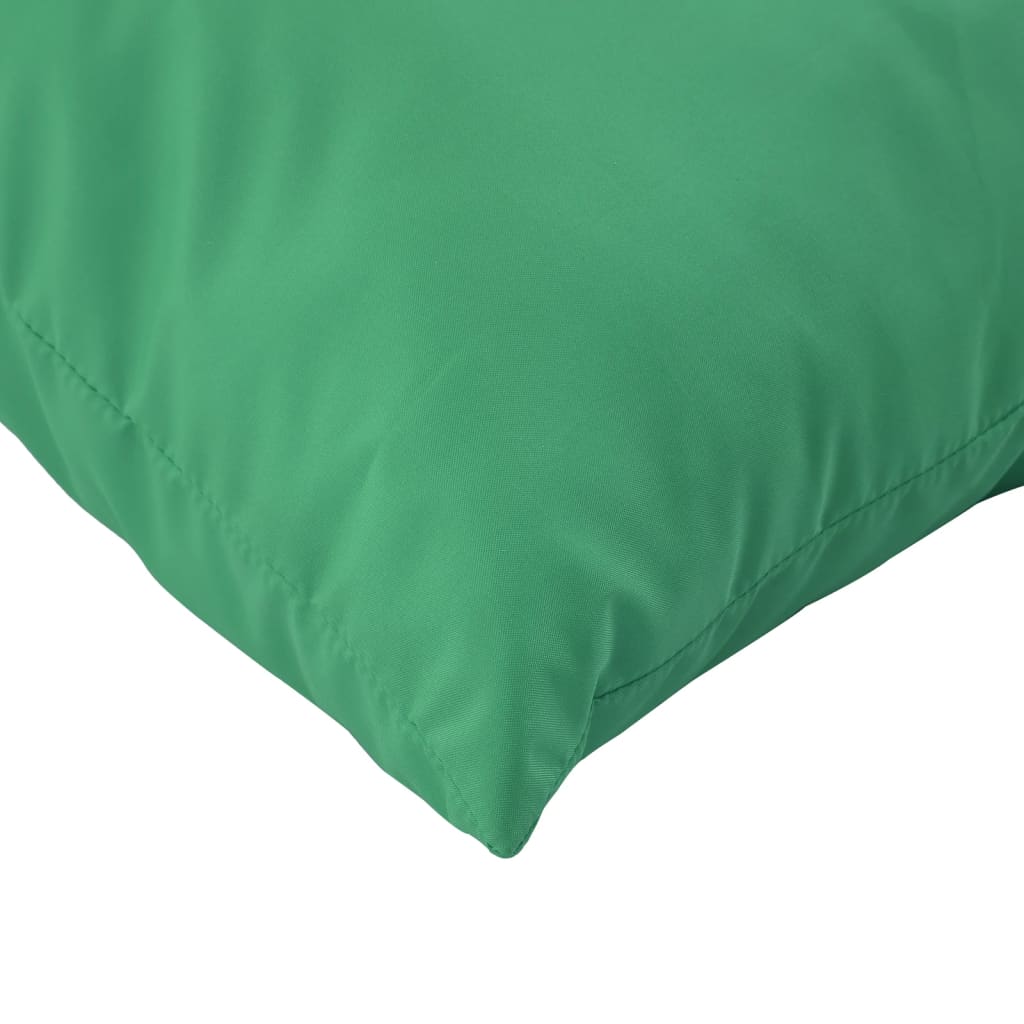 Polštáře na pohovku 4 ks zelené 40 x 40 cm textil