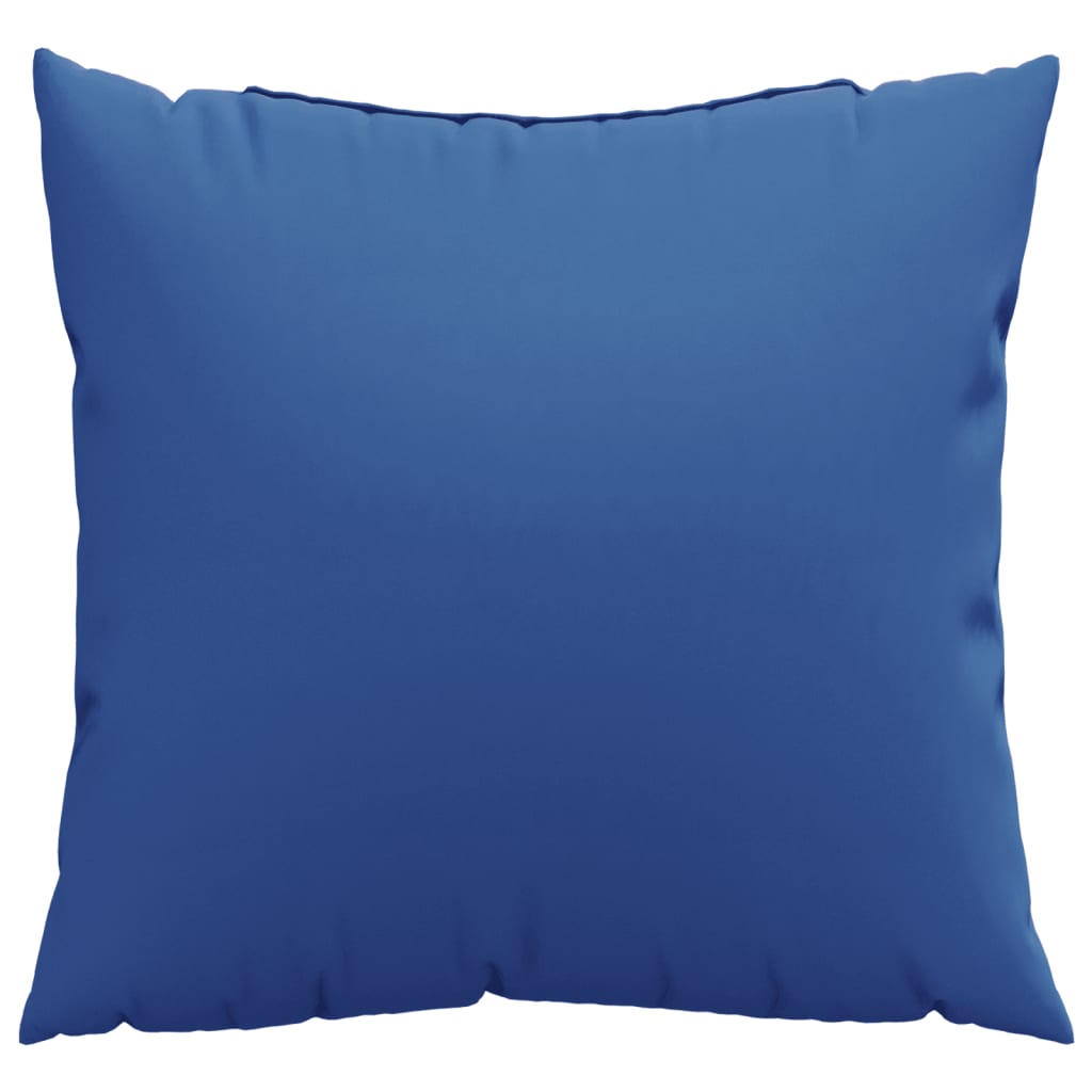 Polštáře na pohovku 4 ks královsky modré 40 x 40 cm textil