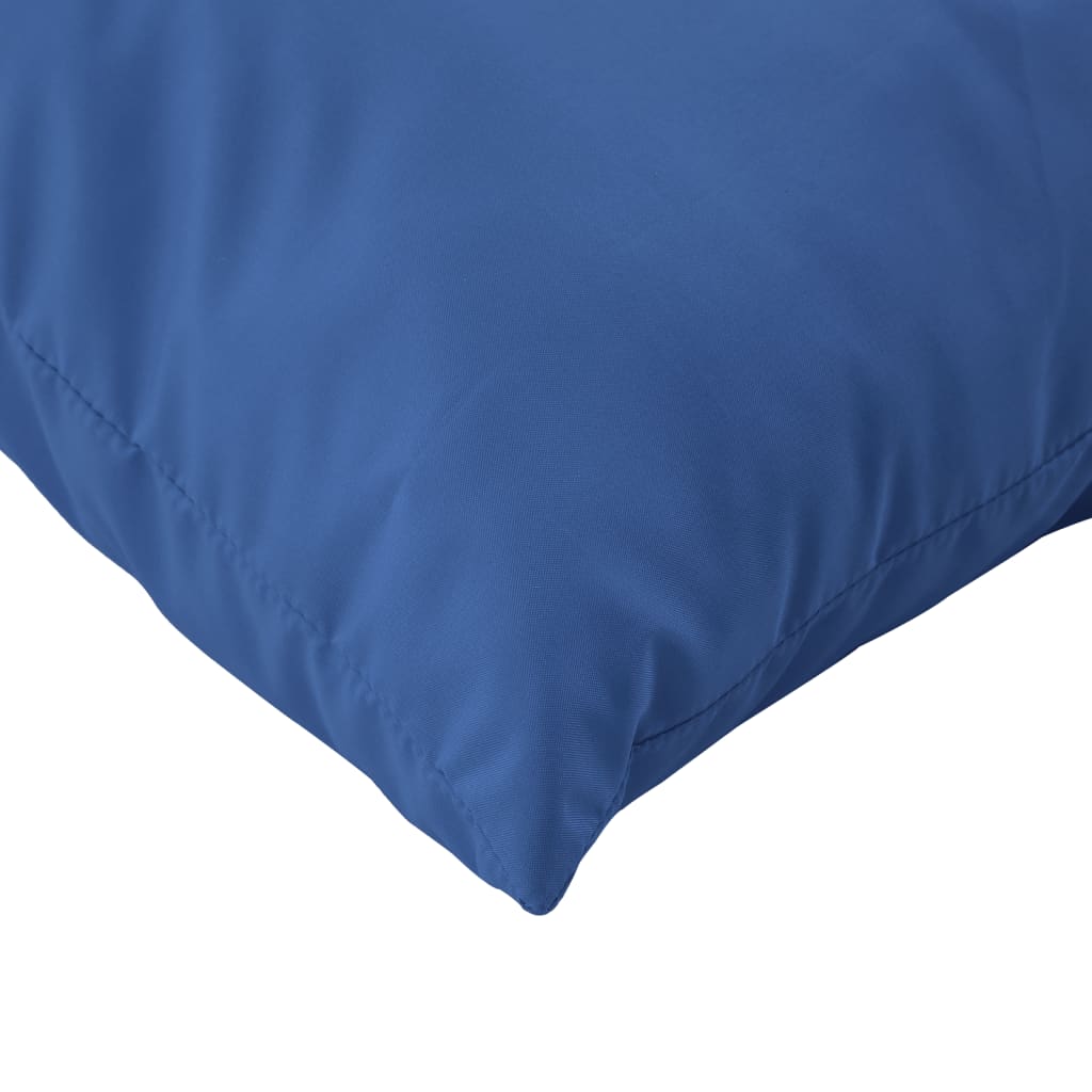 Polštáře na pohovku 4 ks královsky modré 40 x 40 cm textil