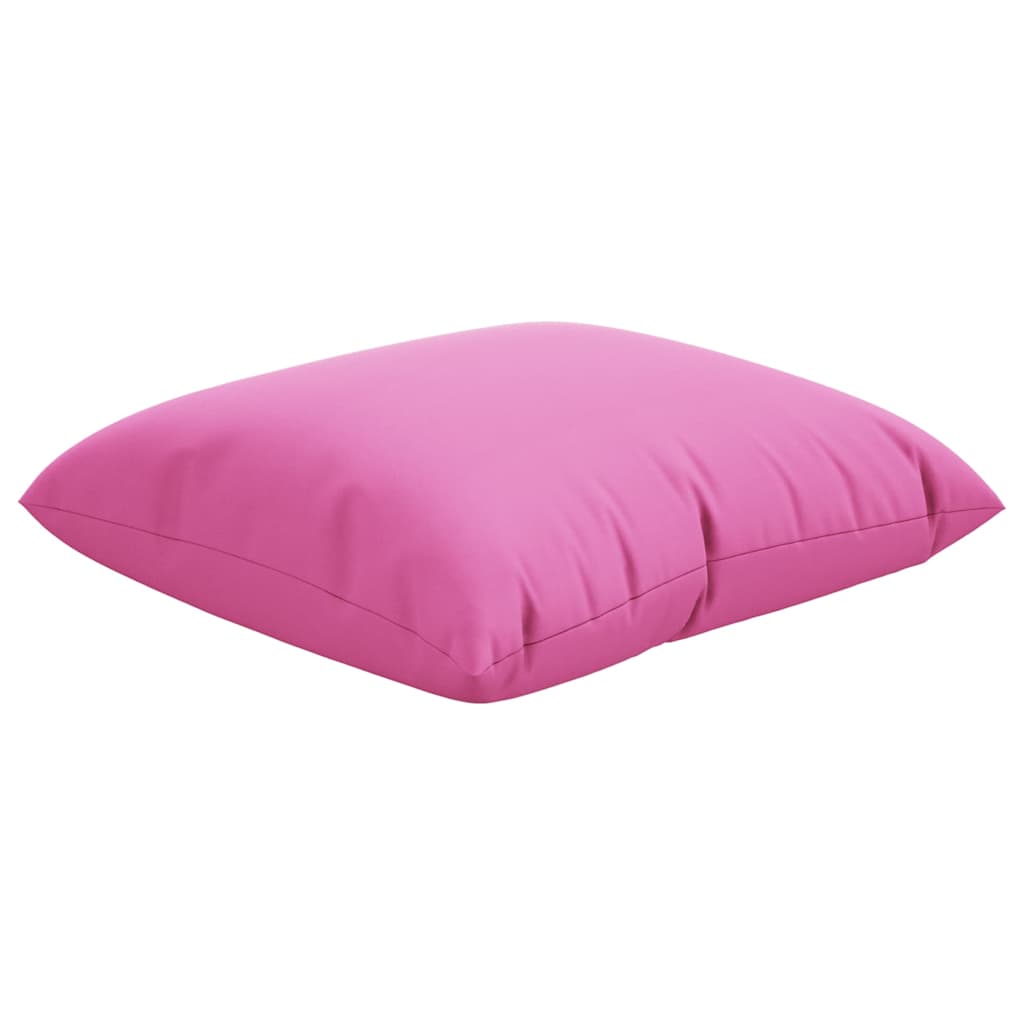 Hází polštáře 4 pcs Růžová 40 x 40 cm textil