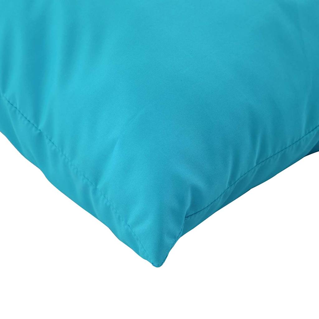 Hází polštáře 4 pcs Tyrkysová 40 x 40 cm textil
