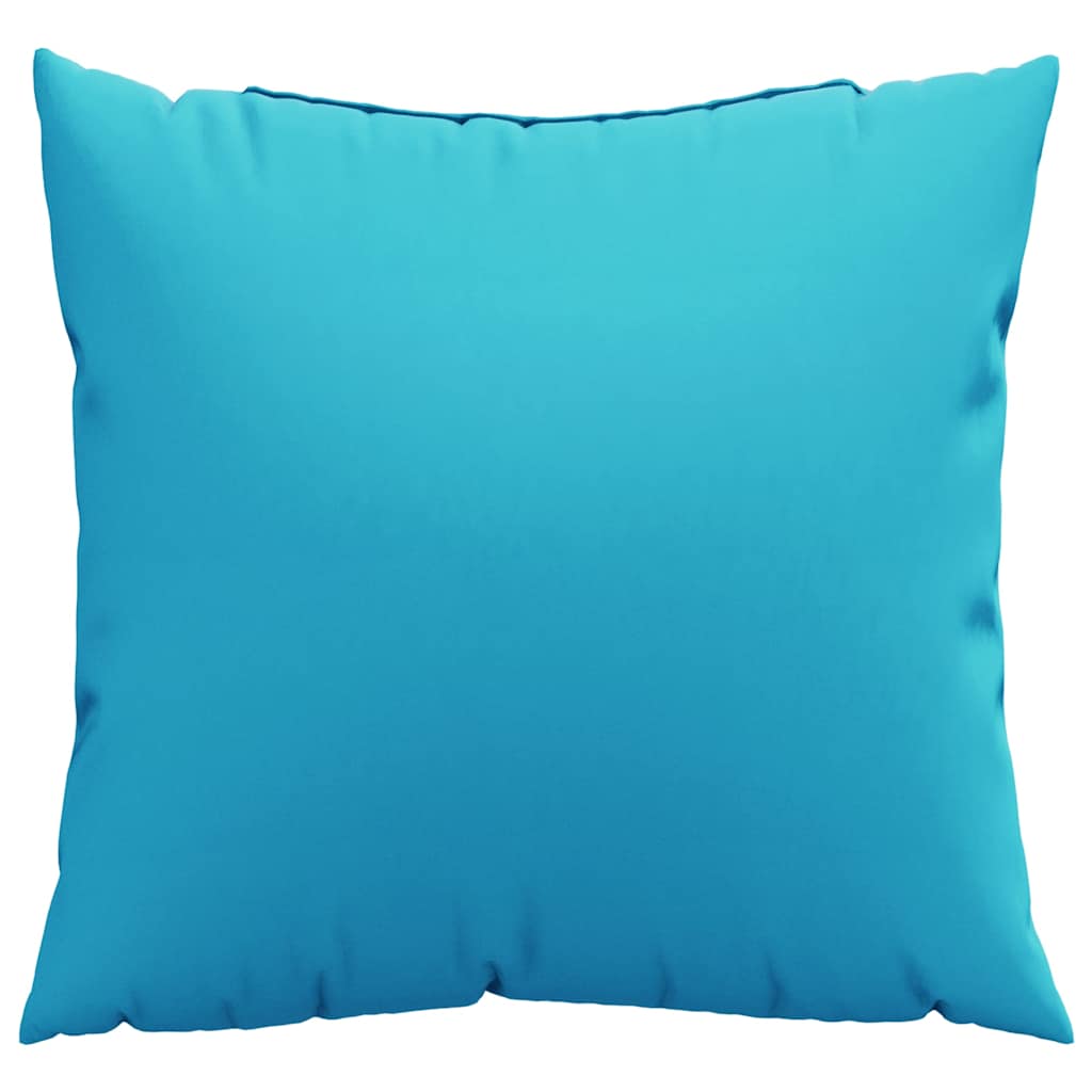 Hází polštáře 4 pcs Tyrkysová 40 x 40 cm textil
