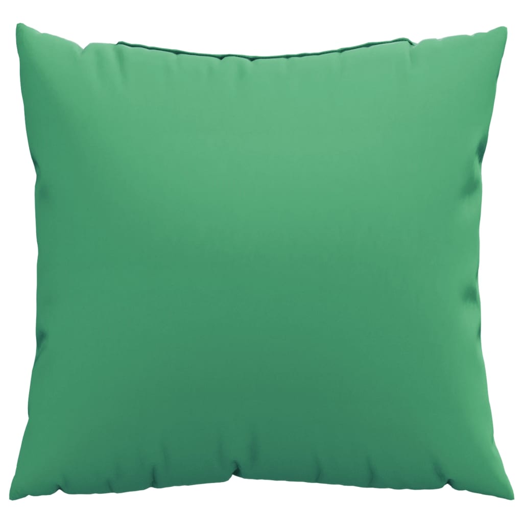 Polštáře na pohovku 4 ks zelená 50 x 50 cm textil