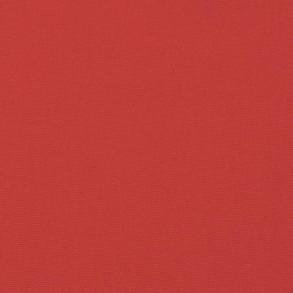 Polštáře na pohovku 4 ks červené 50 x 50 cm textil