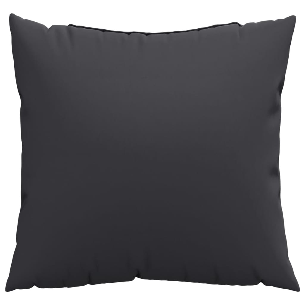 Polštáře na pohovku 4 ks černé 50 x 50 cm textil