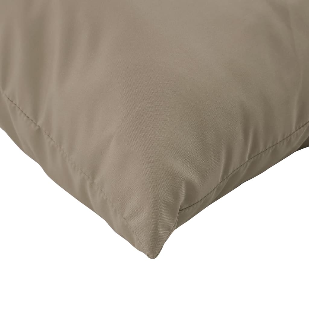 Polštáře na pohovku 4 ks taupe 50 x 50 cm textil