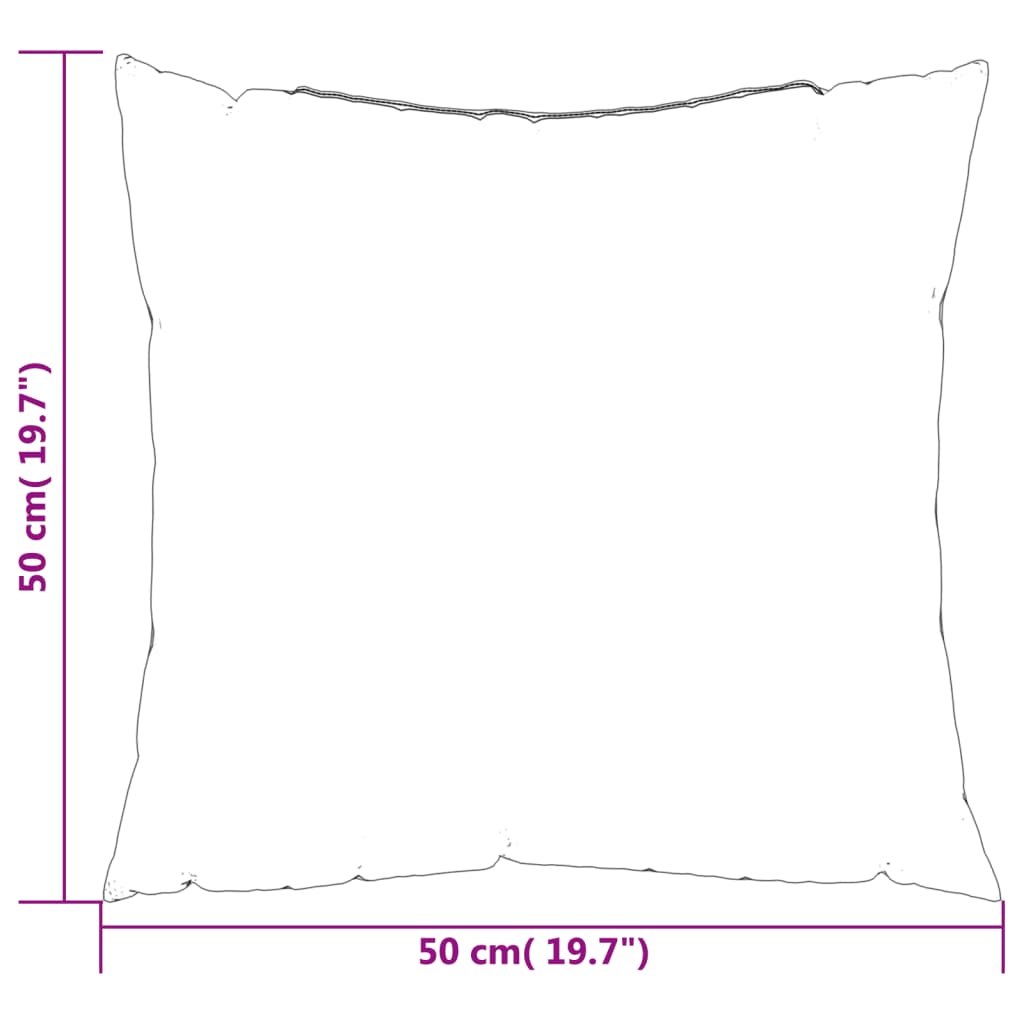 Polštáře na pohovku 4 ks královsky modré 50 x 50 cm textil