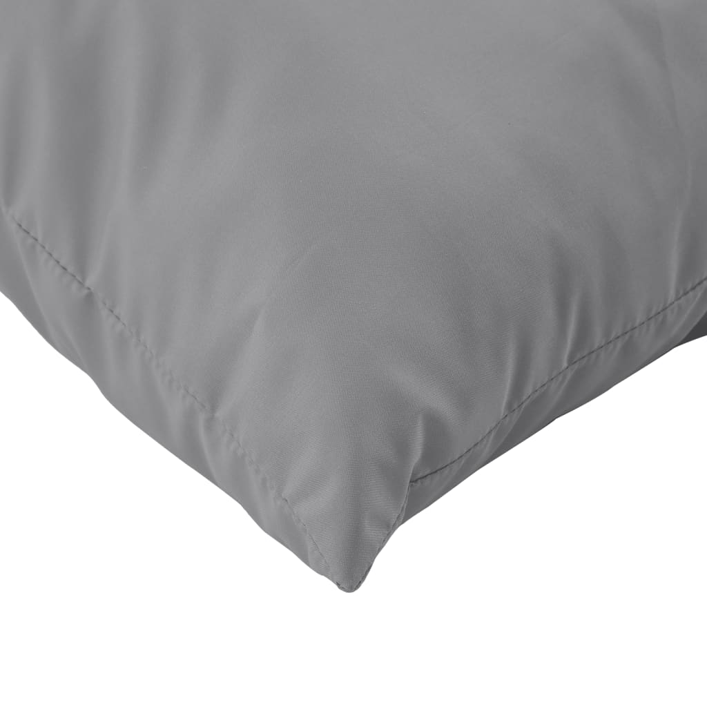 Polštáře na pohovku 4 ks šedé 60 x 60 cm textil