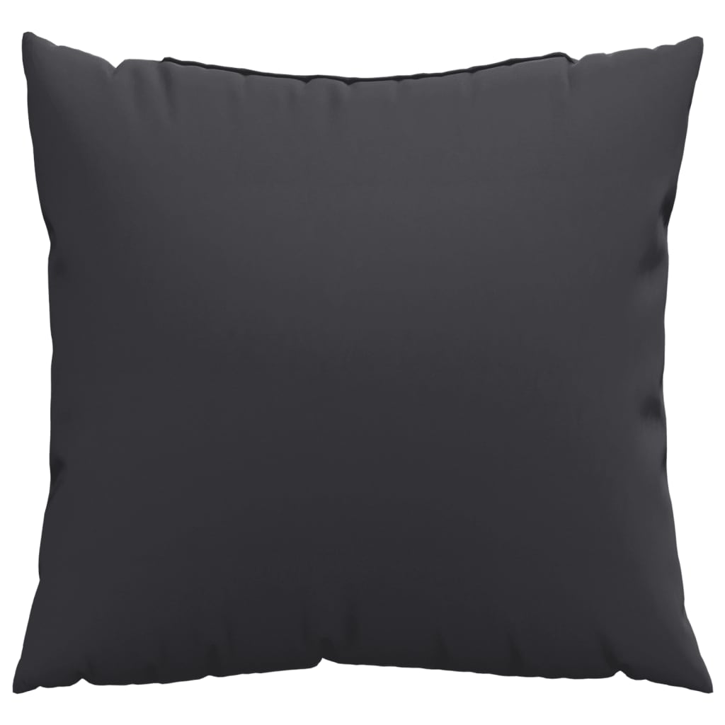 Polštáře na pohovku 4 ks černé 60 x 60 cm textil