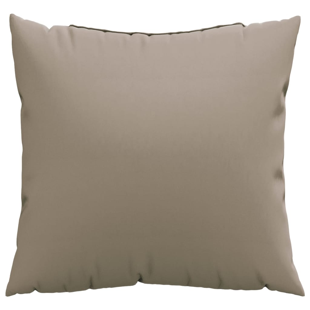 Polštáře na pohovku 4 ks taupe 60 x 60 cm textil