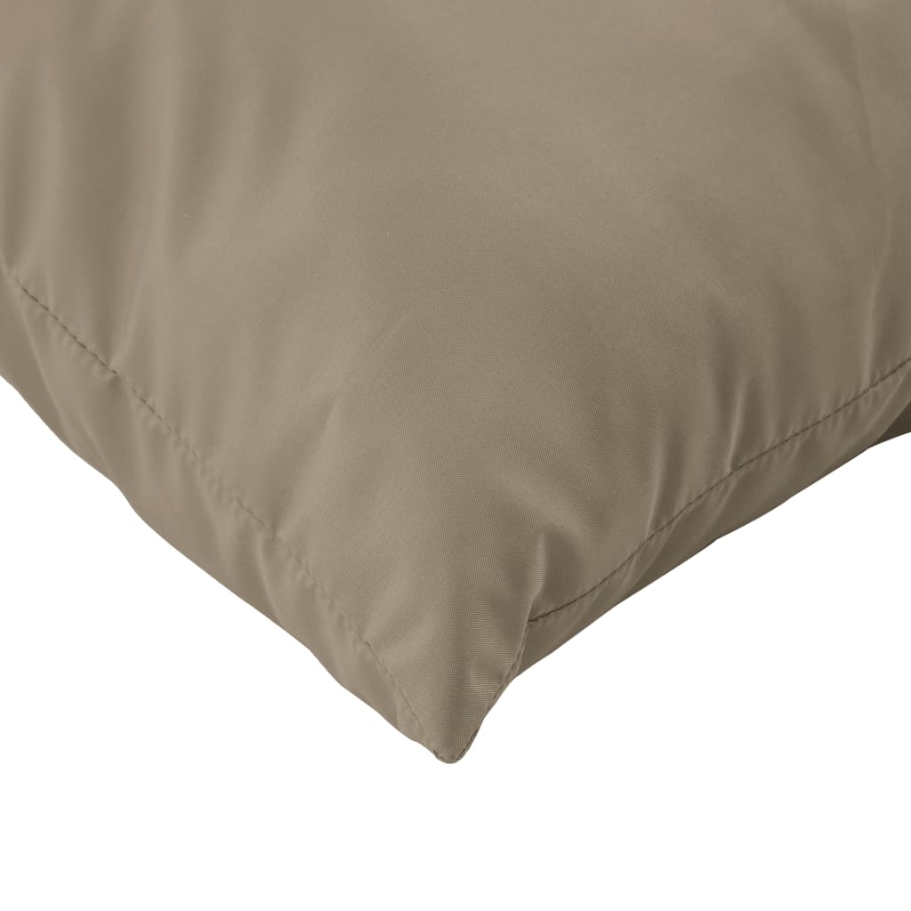 Polštáře na pohovku 4 ks taupe 60 x 60 cm textil
