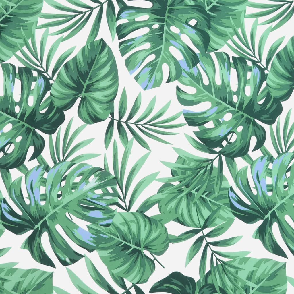 Polštáře na pohovku 4 ks vzor listů 60 x 60 cm textil