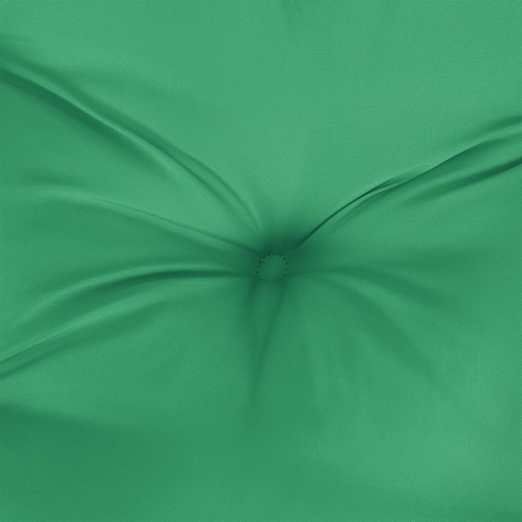 Poduška na palety zelená 60 x 60 x 12 cm textil