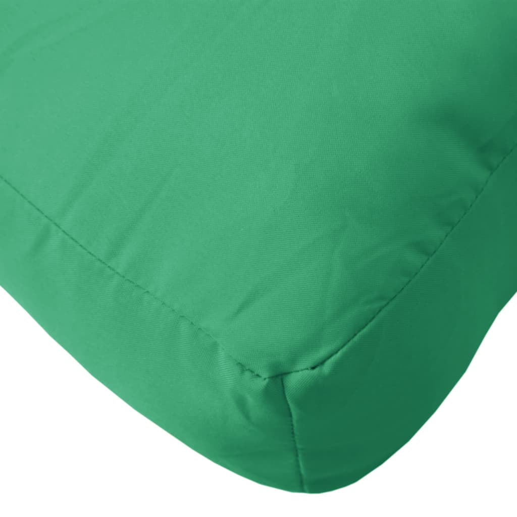 Poduška na palety zelená 70 x 70 x 12 cm textil