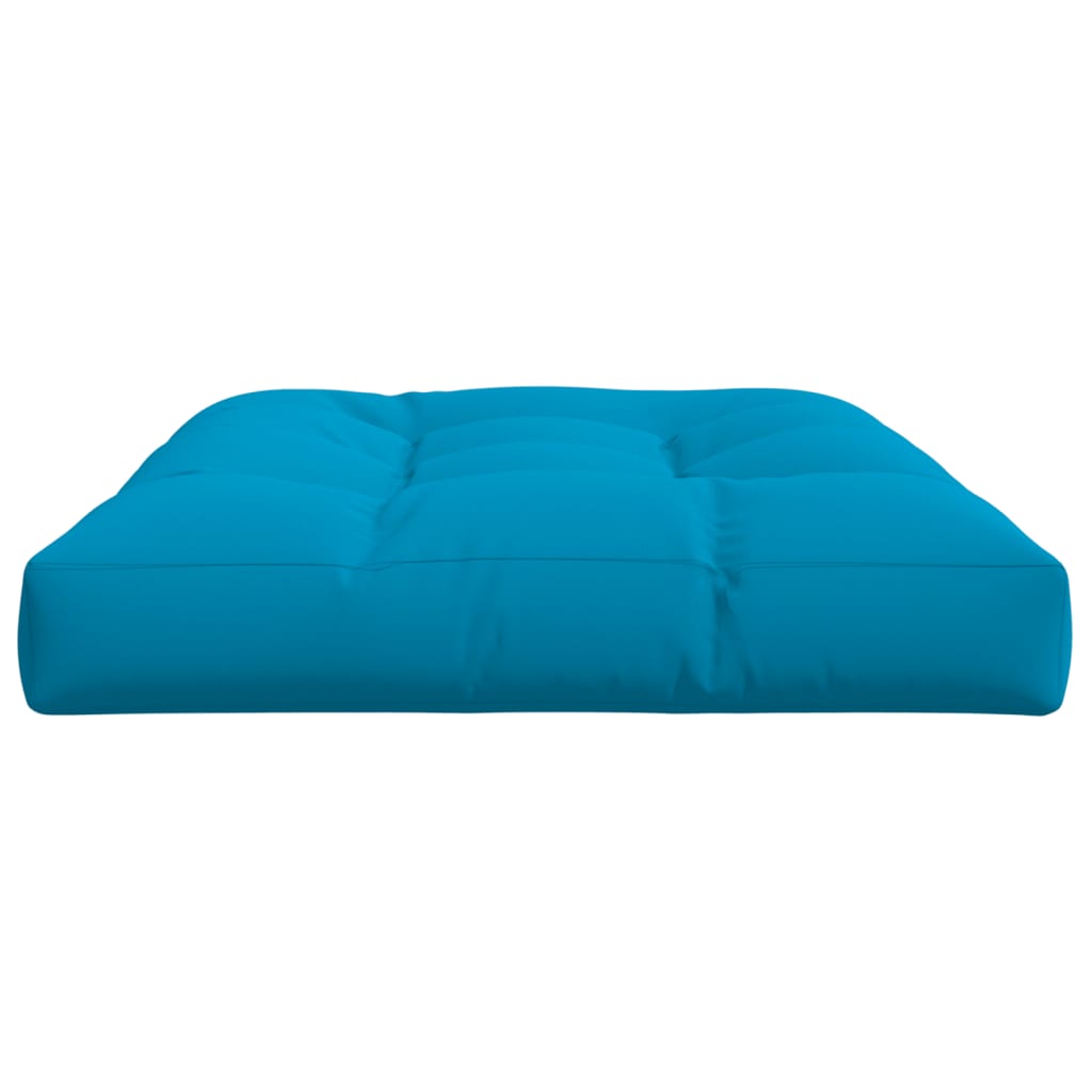 Poduška na palety modrá 120 x 80 x 12 cm textil