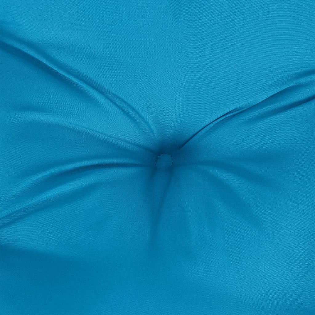 Poduška na palety modrá 120 x 80 x 12 cm textil