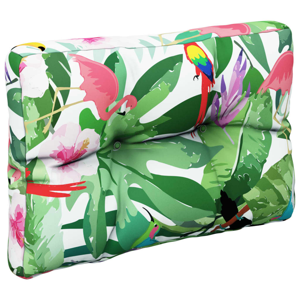 Poduška na palety vícebarevná 50 x 40 x 12 cm textil